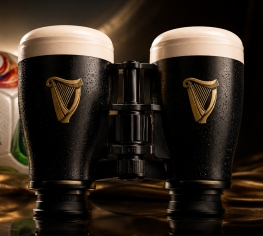 Бинокль Guinness. Смотри в оба… бокала!